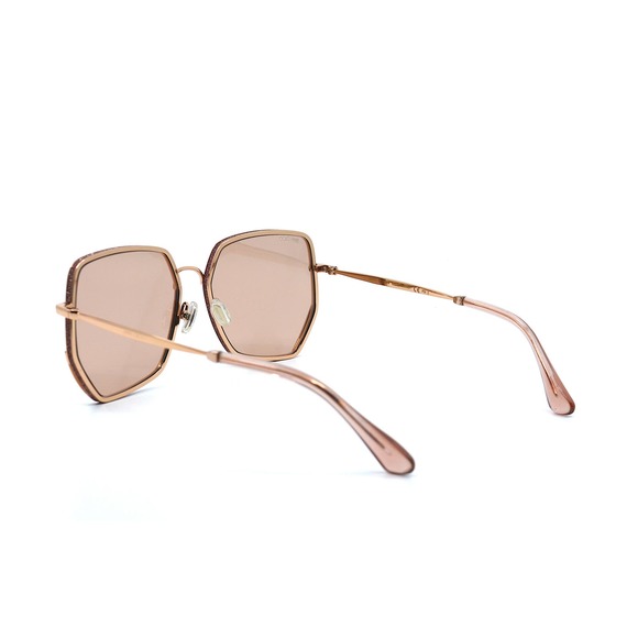 JIMMY CHOO ALINE/S EYR ROSE GOLD NUDE AUTHENTIC SUNGLASSES - Picture 5 of 13